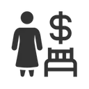 Free Female Worker Female Worker Icon