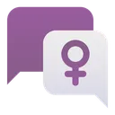 Free Feminism Conversation  Icon