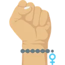 Free Feminism Fist Gesture Icon