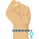 Free Feminismo Puno Gesto Icono