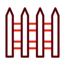 Free Fence Barrier Garden Icon