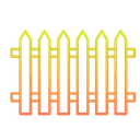 Free Fence Barrier Garden Icon