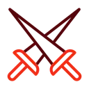 Free Fencing Sport Sword Icon