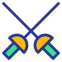 Free Fencing Weapon Sword Icon