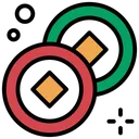 Free Chinese Coin Coin Decoration Feng Shui Coins Icon