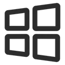 Free Fenstersystem Betriebssystem Technologie Symbol