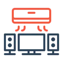 Free Fernseher Klimaanlage Haushaltsgerate Symbol