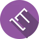 Free Texto Ferramenta Tipo Ícone