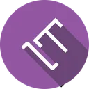 Free Texto Ferramenta Tipo Icon