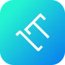 Free Texto Ferramenta Tipo Icon