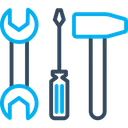Free Ferramentas De Reparacao Martelo Chave De Fenda Ícone