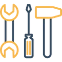 Free Ferramentas De Reparacao Martelo Chave De Fenda Ícone