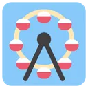 Free Ferris Wheel Amusement Icon