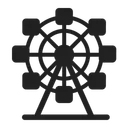 Free Wheel High Contrast Icon