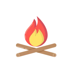 Free Feu de camp  Icône