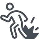 Free Feuer, lauf weg  Symbol