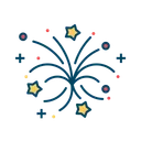 Free Feuerwerk Party Dekoration Symbol