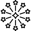 Free Feuerwerk Explosion Feier Icon