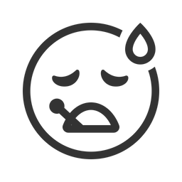 Free Fever Emoji Icon