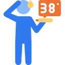 Free Fever Thermometer Virus Transmission Icon
