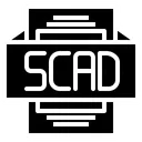 Free Scad Fichier Type Icône