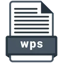 Free Wps Format Fichier Icône