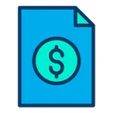 Free Bill Invoice Payment Receipt Icon