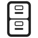Free Cabinet High Contrast Icon