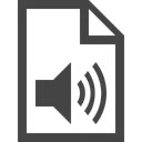 Free File Sound Icon
