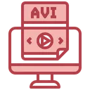 Free File Avi  Icon