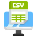 Free File Csv  Icône