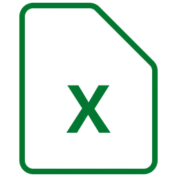 Free Excel File  Icon