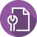 Free File Document Setting Icon
