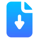 Free File Download In Lc Data Storage Icon