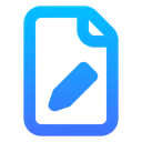 Free File Edit In Lc Document Pen Icon