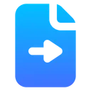 Free File Export In Lc Arrow Box Icon