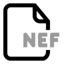 Free File Extention Nef Document Profile Icon