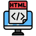 Free File Html  Icon
