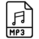 Free File Filetype Mp Icon