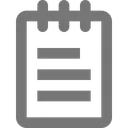 Free File Notes Document Icon