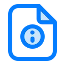 Free Information File Document Icon