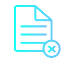 Free File Remove File Document Icon