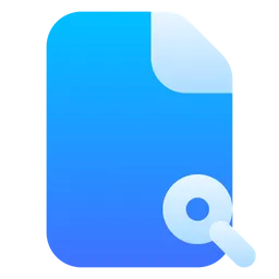 Free File search Icon - Download in Gradient Style