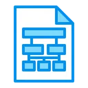 Free Documento Diagramma Di Flusso Gerarchia Icon