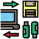 Free Download Transfer Data Icon