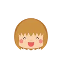 Free Fille Emoji Sourire Icône