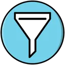 Free Filter Sort Funnel Icon