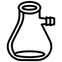 Free Filter Flask Scientific Equipment Icon