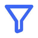 Free Filter Sort Funnel Icon