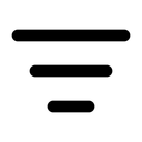 Free Filter Sort Organize Icon